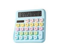 Desktop Calculator,12-Digit Solar Powered Cute And Colorful Calculator,Aesthetic Button Calculator - For Office, Desktop, School, Classroom, College, Work, Business, Travel, Outdoor, Shoppingbu