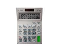 Desktop Calculator Q-CONNECT 10-digit 102x140 Mm Grey/Office Appliances And Machines/Type-10-digit Display/Kind-Dual Power Supply System/Material-Plastic/Colour-Grey/Size-N/D
