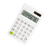 Desktop Calculator Solar Battery Double Power with 8 Digit Large LCD Display and Computer Keys Standard Calculato Button Desktop Calculator