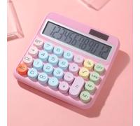 Desktop Calculator with Extra Large LCD Display 12 Digits Accounting Calculator with Giant Answer Button, Battery, Perfect for Office, Work, Home, Daily Use, Finan Calculator