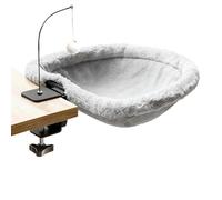 Desktop Cat Bed Space-Saving Pet Hammock with Toy Ball