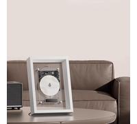 Desktop CD Player for Home, CD Music Player with Remote Control, Dual Play Mode, Transparent Industrial Design for Stylish Audio Experience