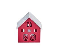 Desktop Christmas House Candle Not Included Christmas Decoration for Christmas Eve (B, One Size)