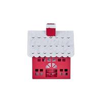 Desktop Christmas House Candle Not Included Christmas Decoration for Christmas Eve (C, One Size)