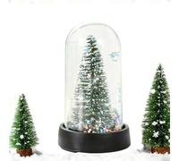 Desktop Christmas Light with Base Tree Elk Warm Lighting Home Decoration | Santa Claus Christmas Desk Night Light for Table Shelf Mantle Indoor Bedroom Living Room Office Farmhouse Winter Holiday