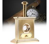 Desktop Cigar Cutter With V-Shaped Blade And Drawer For Precise Cuts