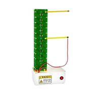 Desktop Circuit Demonstration Module for Electrical Theory Learning, Marx Generator Assembly, Metal PCB Build, Classroom Experiment Practice, Educator Discharge Study Electronics Desktop Maker