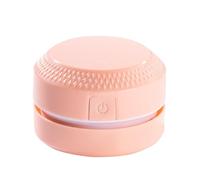 Desktop Cleaner - Mini Table Dust Cleaner Machine - No Dead Angles 360 Degree Rotating Appliance for Dashboard Window Keyboard Dorm Room Pet Hair Crumbs