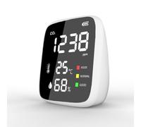 Desktop CO2 Detector, Portable Carbon-Monoxide Detector Mini CO2 Monitor CO2 Meter, 400-5000ppm CO2 Detector Temp Humi Meter Indoor Air Quality Tester for Home, Factories Travel