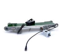 Desktop Conveyor Belt, 10 * 1000MM Belt Conveyor, DIY Elevator Model Friction Experiment Device, Forward, Reverse and Pause Functions, Rotation Speed: 116RPM, Popular Science Friction Experiment