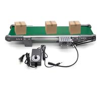 Desktop Conveyor Belt, Small Automatic Conveyor Belt, Forward, Backward and Pause Functions, Popular Science Friction Experiment(10 * 70cm