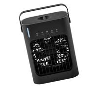 Desktop Cooling Fan Portable Air Conditioning with USB Power, 3 Speeds and Misting for Dorm Use, Bedside, Travel Usb Misting Fan Desk Cooling Portable Desk Bedside Dorm Room Touch Air