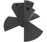 Desktop Dart Holder - Tabletop Stand for 3 Steel or Soft Tip Darts - Compact Dart Display Rack for Desk, Bar, or Game Room - Durable Organizer for Dart Players (Black)