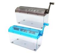 Desktop Document Shredder: Portable Roll Unit, Manual Tool For Paper, Security Cutter For Office, Crank Device | Portable Manual Shredding Unit Pa
