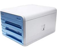 Desktop Drawer Cabinet Flat File Storage, with Password Lock, Cosmetic Storage/Medicine