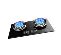 Desktop Dual-use Gas Stove,Stainless Steel Double-burner Gas Stove,with Thermocouple Protection,for Seafood Boil,Home Brewing(NG)