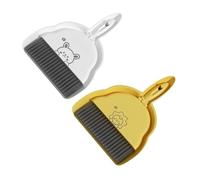 Desktop Dustpan 1/2Sets Hand-held Small Broom Set with Garbage Shovel Portable Cute Mini Dustpan Cartoon Desktop Cleaning Tools(Mix 2 Sets)