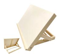 Desktop Easel - Wooden Foldable Stand, Adjustable Angle Board | Portable Tabletop Canvas Holder, sketchPainting Drafting Station, Art Students Beginners Teens Adults Studio workspaceTool