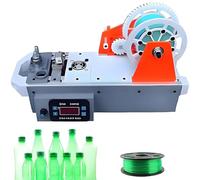 Desktop Filament Extruder for 3D Printing, Plastic Bottle Recycler with Temp & Speed Control, PET Recycling Machine for Home, DIY, Small Studio