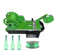 Desktop Filament Maker Machine, 3D Printer Extruder, Temperature & Speed Adjustable, Pultrusion for Filaments from Plastic Bottles, PET Bottle Recycling for DIY Makers, Studios