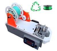 Desktop Filament Maker Machine, Digital Temperature Control, Pultruded Plastic Bottle Filament, for Families, DIY Makers, Small Studios