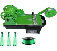 Desktop Filament Maker Machine, Upgraded 3D Printer Extruders, Recycled PET Bottle Recycler W/Digital Display Temperature, Speed Adjustable for Families, DIY Makers