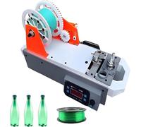 Desktop Filament Maker Machine, Upgraded 3D Printer Extruders, Recycled PET Bottle Recycler W/Digital Display Temperature, Speed Adjustable for Families, DIY Makers