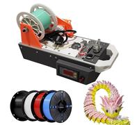 Desktop Filament Maker, Reduce 3D Printing Cost, Recycler for PET Bottles into Filament, Digital Display, Bottle Cutter Option
