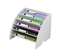 Desktop File Folder nizer - Home Office & Classroom Storage Rack - Essential Document Management Solution for Efficient Desk nization & School Supplies