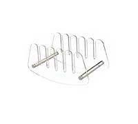 Desktop File Organizer Acrylic Mail Holder with Front Access Open Divider Structure for Letters Bills Docs Reception Areas Desktop Letter Organizer Mail Sorter Desk Acrylic Document Holder Bill File