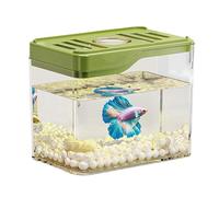 Desktop Fish Basin - Ventilation Hole Design, Sturdy Top | Bowl Room Decor Features Colorful Led Lights for Family Friends Colleagues, Artificial Marine, Sensory Multi Colored Led Swimming