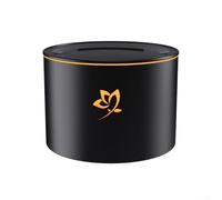 Desktop Flame Aromatherapy Diffuser with Colorful LED Effects, Auto Power Off When Water is Low, Quiet Operation, and User Friendly Top Water Filling Design (A)