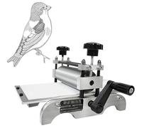 Desktop Flatbed Printing Press for Printmaking, Manual Engraving Press with Clear & Even Printing 31x17cm, for Wood, Copperplate, Intaglio & Relief Printing