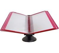 Desktop Flip Display Folder - A4 Document Organizer with 10 Clear Pockets, Ideal for Office & Storehouse Reference System, Durable & Efficient Presentation Solution