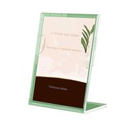 Desktop Flyer Display Stand， 10 Pack Acrylic Sign Holder A1 60x90cm Menu Stand Office Store Restaurant Meetings Wedding(Vertical)