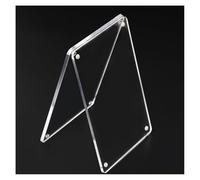 Desktop Flyer Display Stand， Acrylic Sign Holder, Rounded & Right Angle, Multiple Sizes(Rounded Corner,70x100mm)