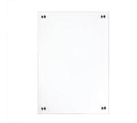 Desktop Flyer Display Stand， Clear Acrylic Sign Holder Multiple Sizes for Signs Brochures Menus Flyers Posters Paper(40x100mm)