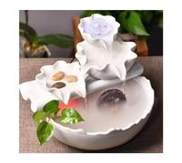 desktop Fountain Home Creative Wealth Attraction Decoration Desktop Crystal Beads Moisturizing Fountain Fish Tank Gift Ceramic Desktop Decoration tabletop fountain