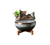 Desktop Fountain Indoor Tabletop Waterfall Fountain Desktop Water Decoration for Desk