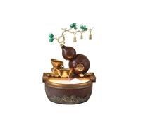 Desktop Fountain Indoor Tabletop Waterfall Fountain Flowing Water Ornaments Desktop Fountains Calming Sound