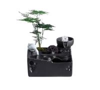 desktop Fountain Running Water Ornaments Office Desktop Fountain Decorations Attract Wealth Feng Shui Wheel Water Dispenser Fish Bowl tabletop fountain