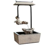 desktop Fountain Zen Floating Incense Fountain New Chinese Circulating Waterfall Desktop Decor for Home and Office tabletop fountain