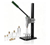 Desktop Fragrance Bottle Sealing Press, Hand Operated Atomizer Cap Closing Equipment, Height Adjustable Crimping Device for 13mm (0.51), 15mm (0.59), 18mm (0.71), 20mm (0.79) Collars