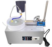 Desktop Gem Grinder, 2800rpm Adjustable Stainless Steel Gemstone Faceting Machine with Digital Display Manipulator, 180W Jewelry Polisher for Jewelry, Glass, Gemstones