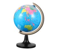 Desktop Geographic Globe Plastic Educational Tool for Children | World Map Study Aid, Stylish Display Piece, Hard Wearing Finish, Christmas and Friends Event Gifting