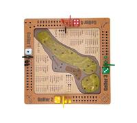 Desktop Golf Game - Wooden Challenging Party Toy, Dice Activity Precision, Mini Putting Contest Glow, Tabletop Recreation Feature, Golf Play for 1-4 Players, Adults, Family