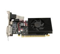Desktop Graphics Card, 4GB DDR3 128bit 700/1400MHz PCI Express X16 3.0 Gaming Graphics Card, Video Card with Single Cooling Fan, Support DirectX 11, DVI HDMI VGA Output