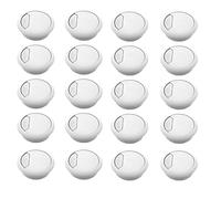 Desktop grommet, 20Pcs 2 Inch Desk Wire Cord Cable Grommets Hole Cover for Office PC Desk Cable Cord Organizer Plastic Cover(White)