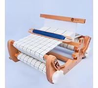 Desktop Hand Weaving Machine with Knitting Kit, Maximum Weaving Width 20 Cm, for Scarves, Rugs, and Bags