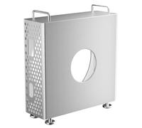Desktop Holder Compatible with Mac Mini M4/M4 Pro, Holder for Apple 2024 Mac Mini M4/M4 Pro Stand, for Mac Mini M4/M4 Pro Computer Host Holder Accessories, Smart Home TV Accessory Rack (Silver) MM401